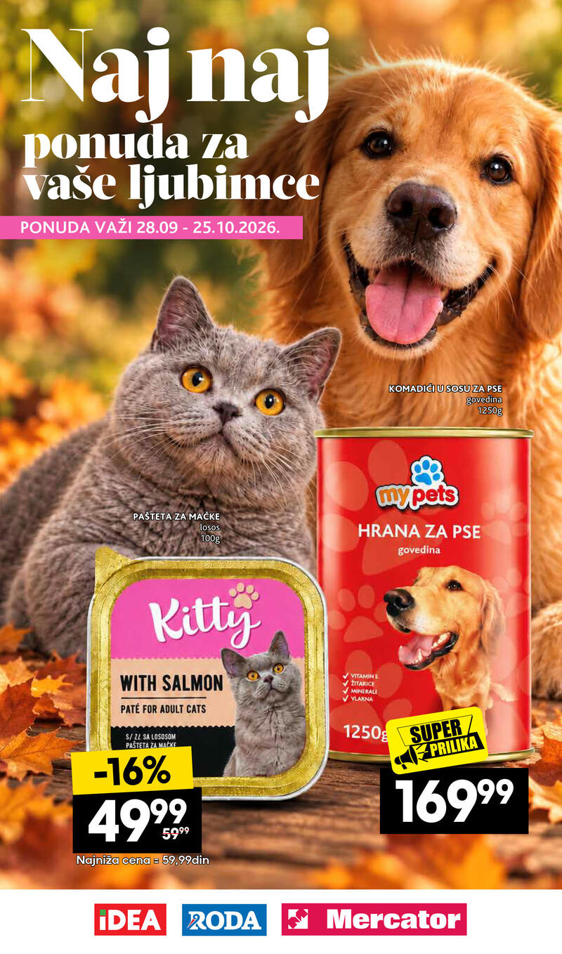 Idea katalog - Naj-naj ponuda za vaše ljubimce