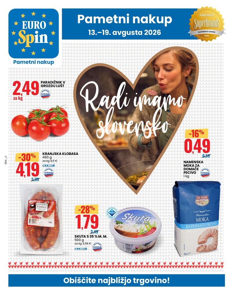 Eurospin katalog akcija Tedenski letak