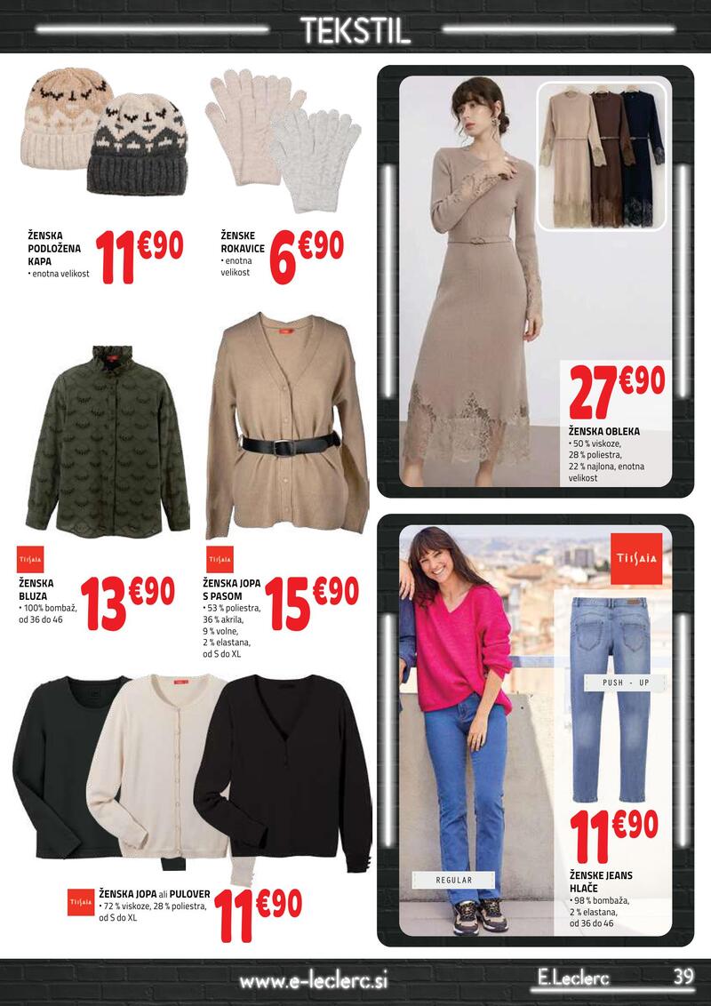 E.Leclerc katalog - Tekstil