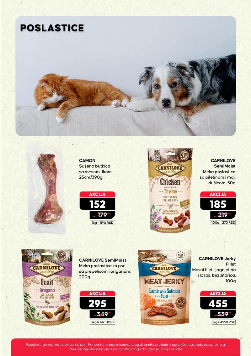 Pet centar akcijski katalog