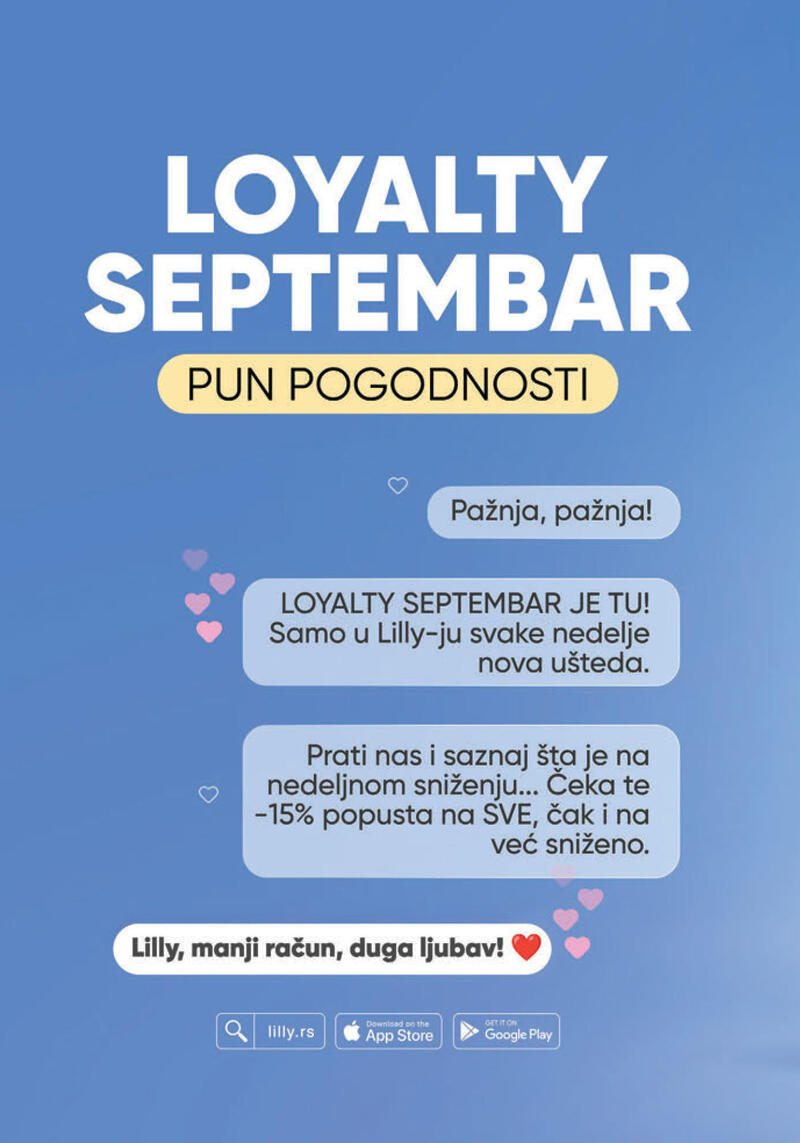 Lilly Drogerie katalog akcija