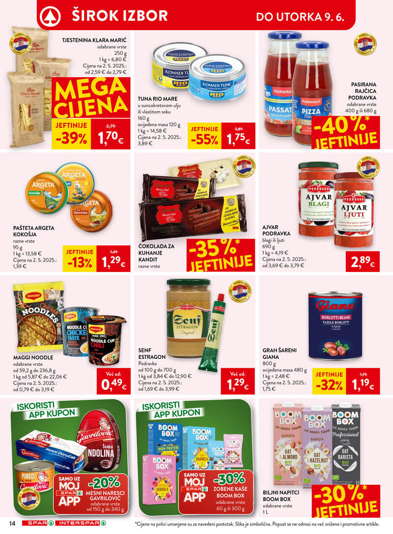 Spar kataloška akcija