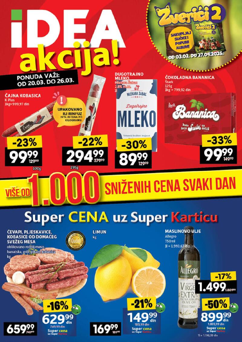 Idea katalog nedeljna akcija