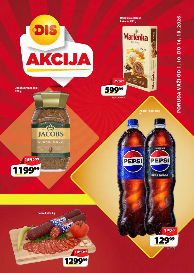 DIS Market katalog akcija DIS katalog hrana