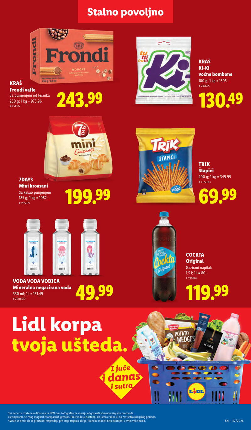 Lidl katalog - Nedeljna akcija