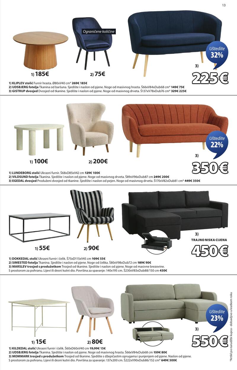 JYSK katalog namještaj