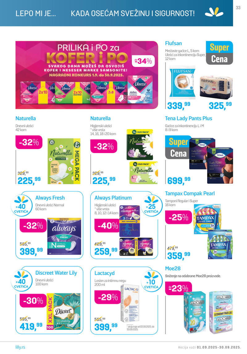 Lilly Drogerie katalog akcija