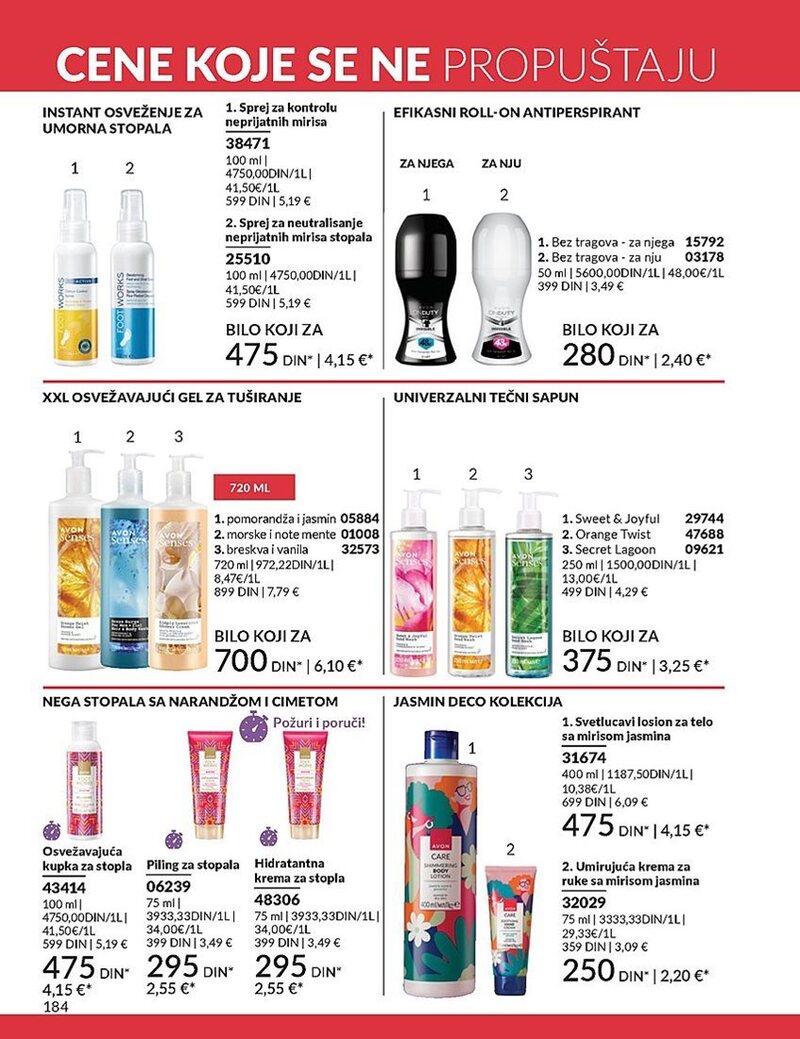 Avon katalog akcija