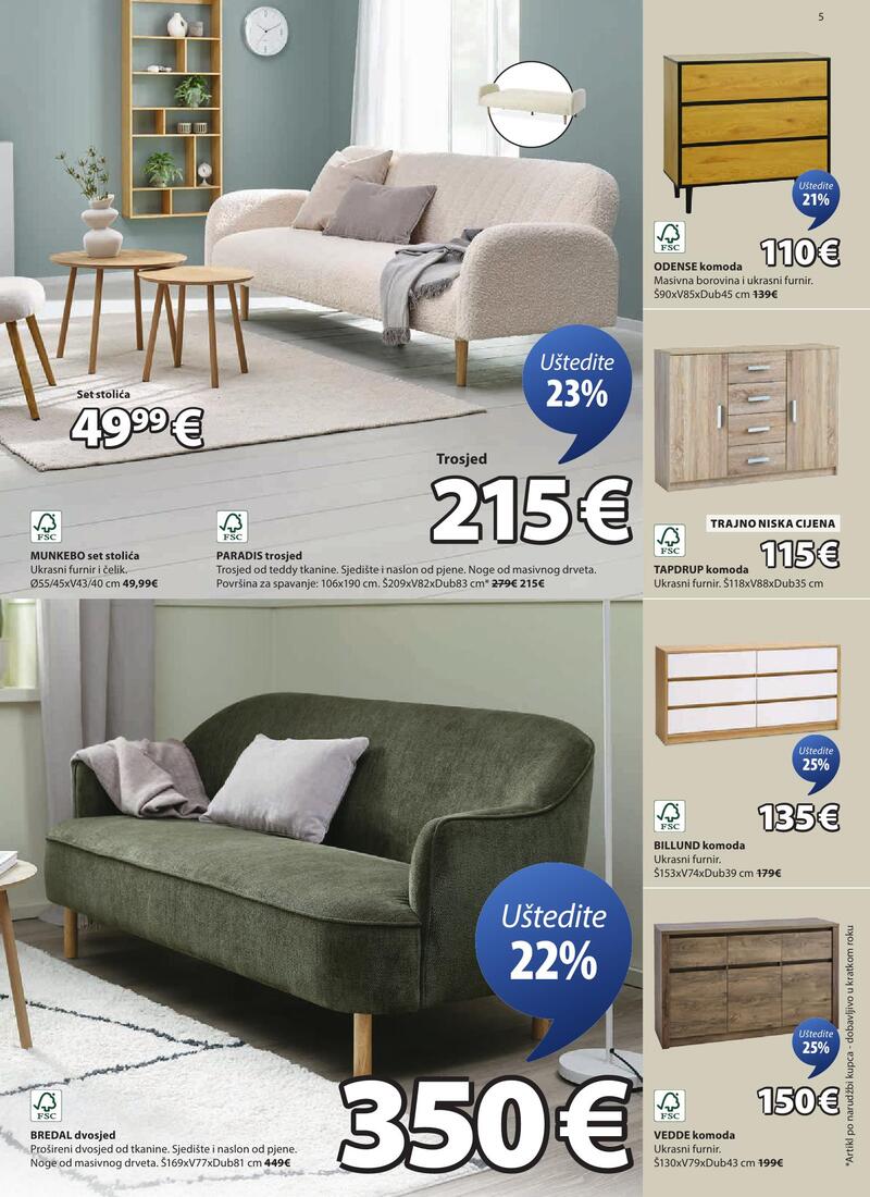 JYSK katalog namještaj