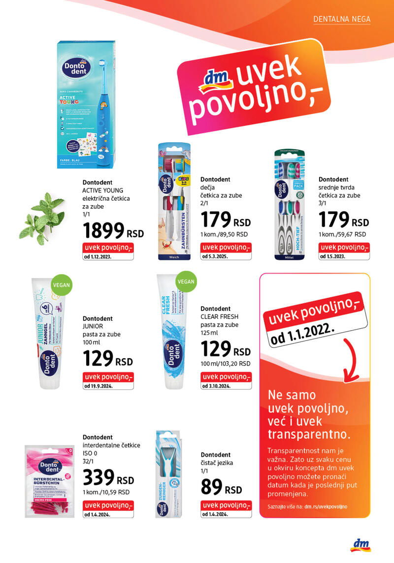 DM Drogerie katalog akcija