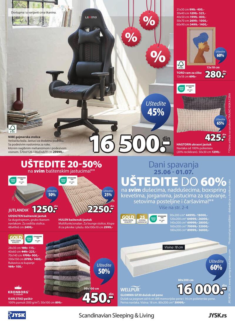 JYSK katalog nameštaj