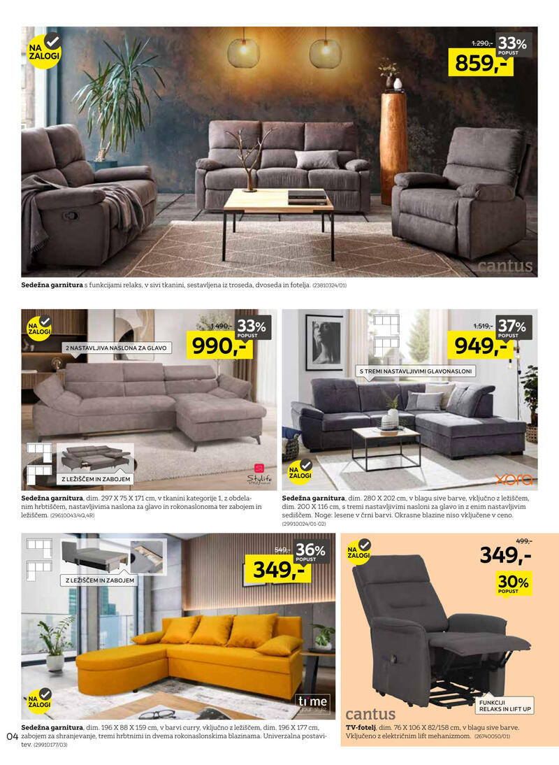 Lesnina XXXL katalog - Jesen najboljših cen