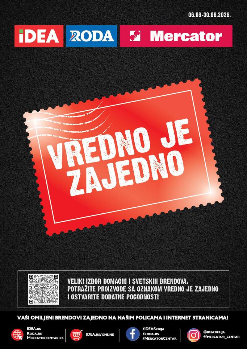Idea katalog vredno je zajedno