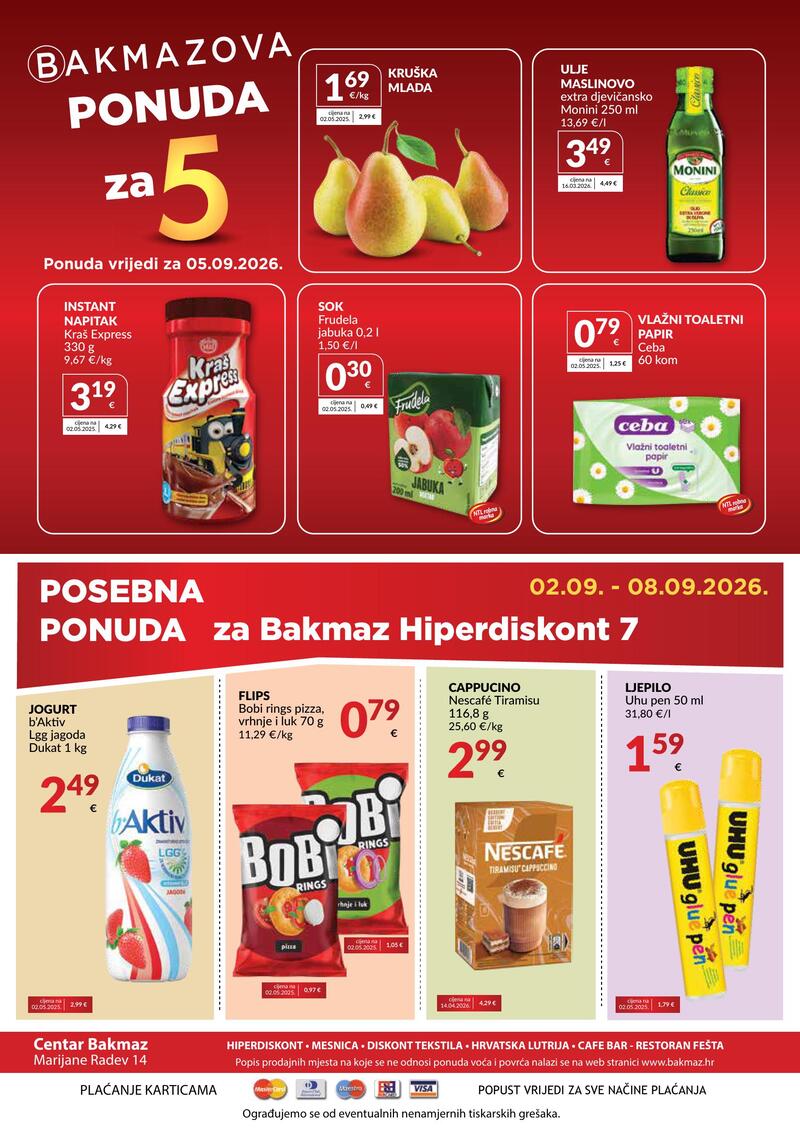 Bakmaz tjedna ponuda