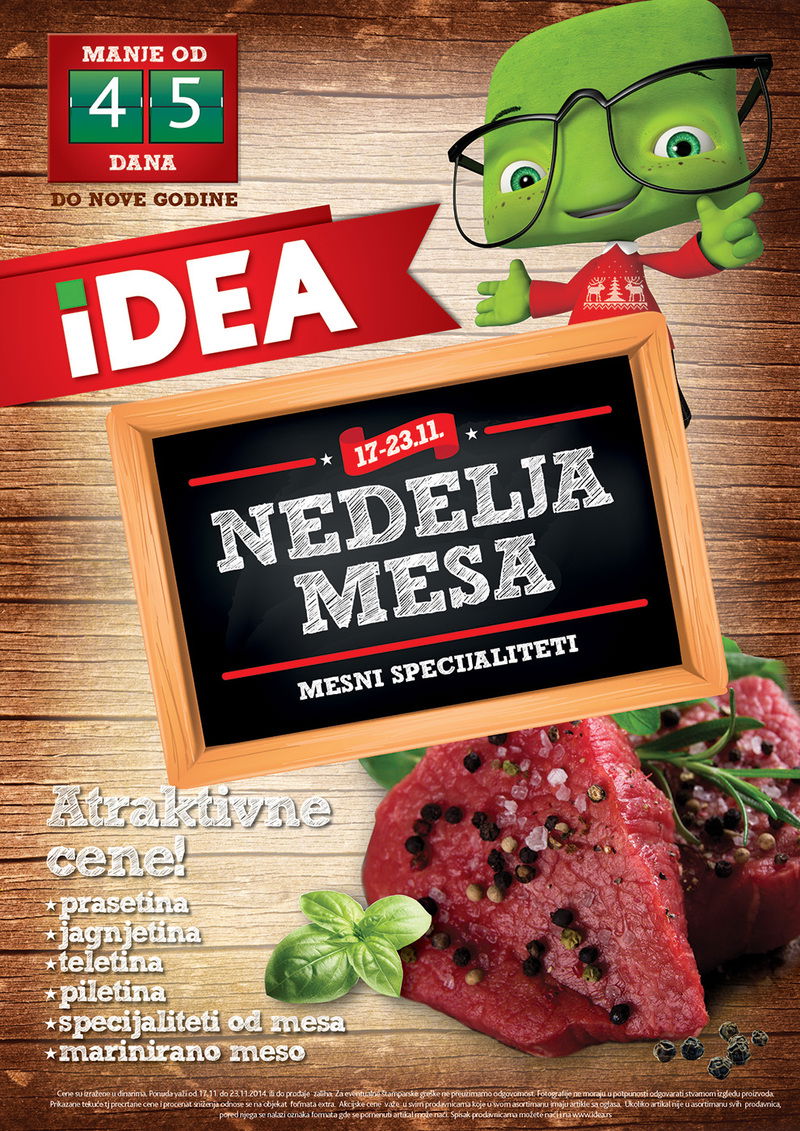 Idea katalog nedelja mesa