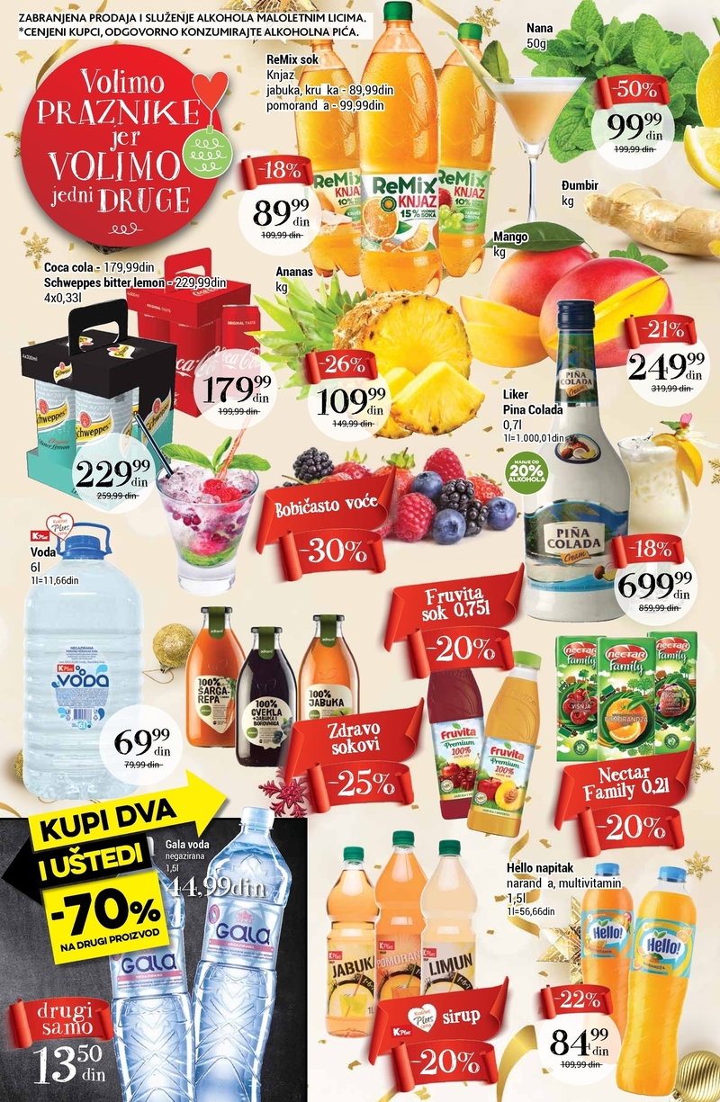 Idea katalog nedelja pića
