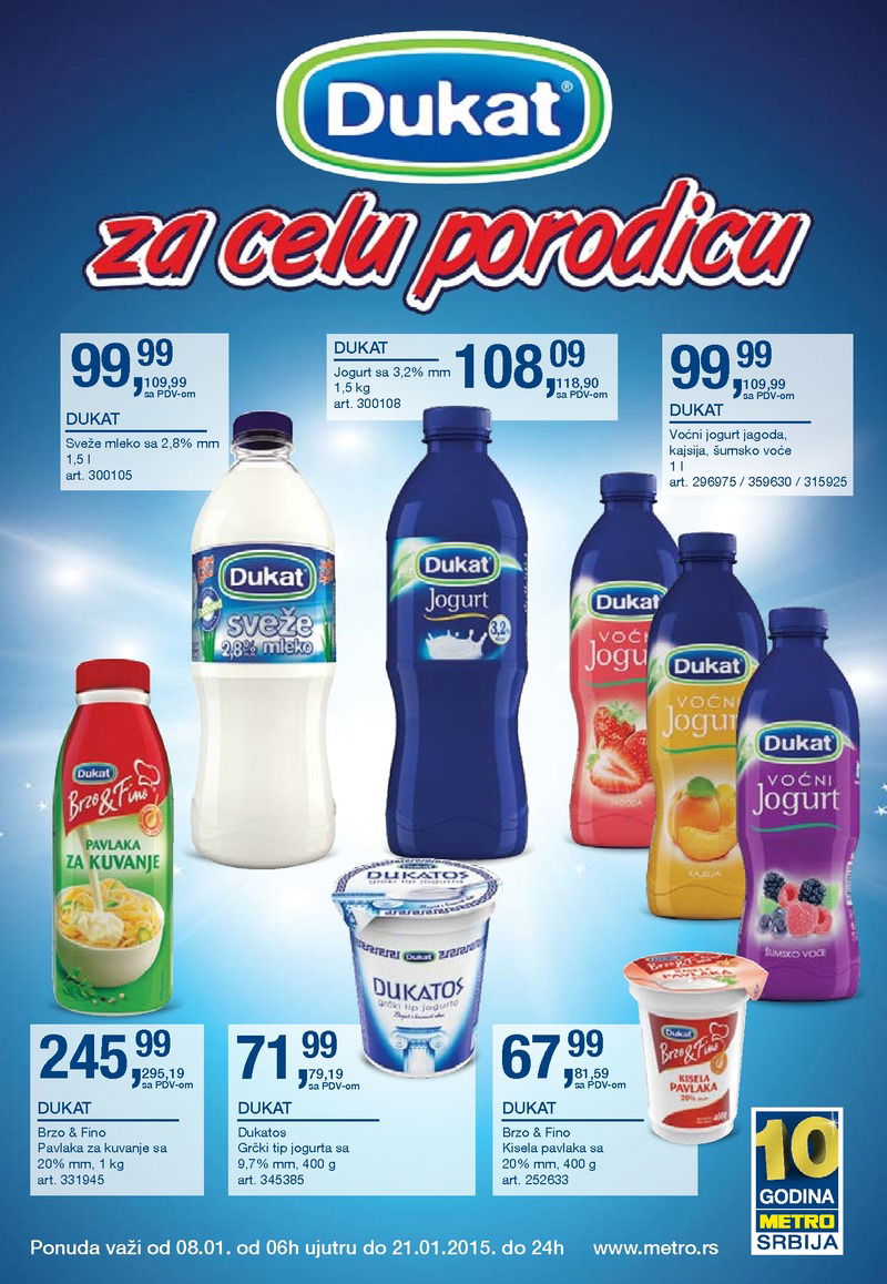 Metro katalog partner Dukat