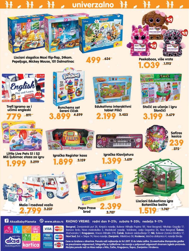 Aksa katalog igračke