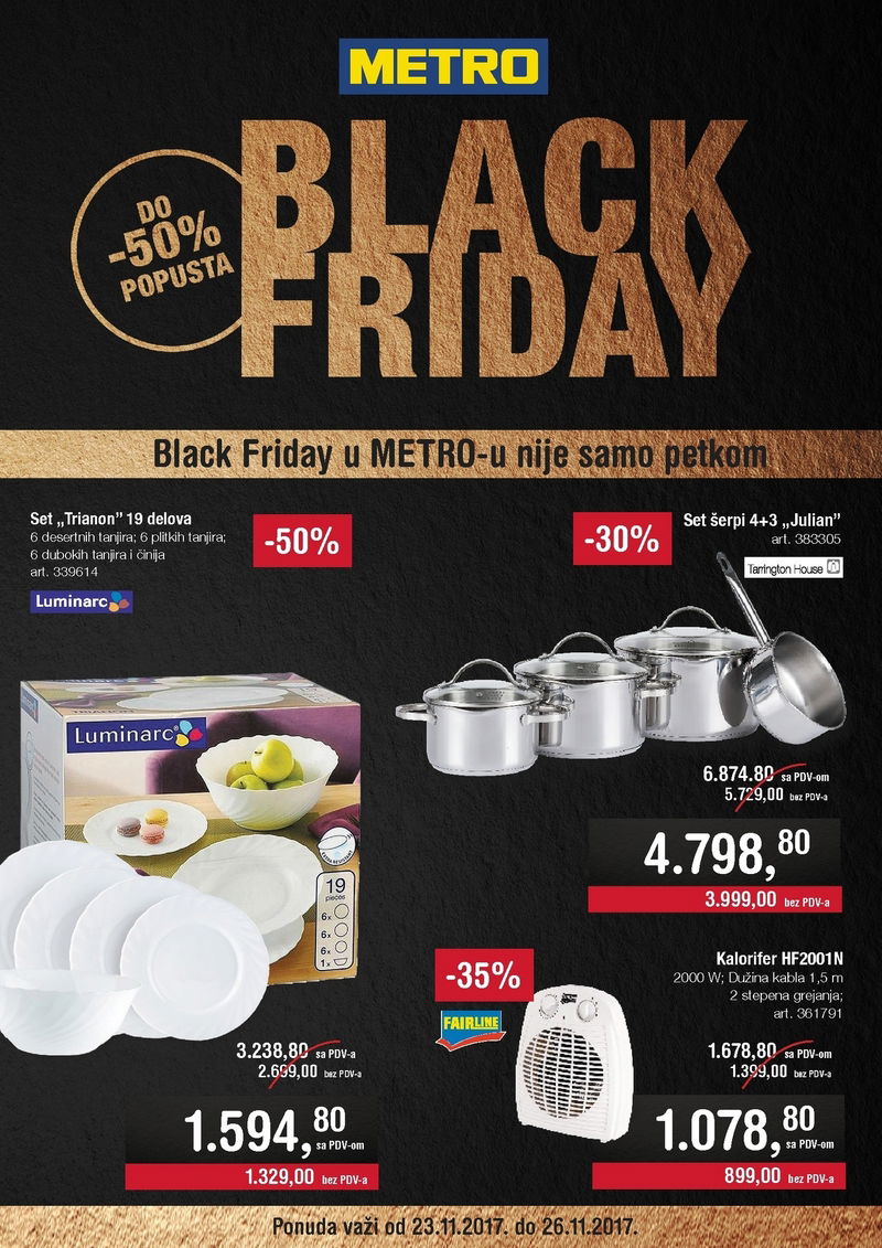 Metro katalog black friday