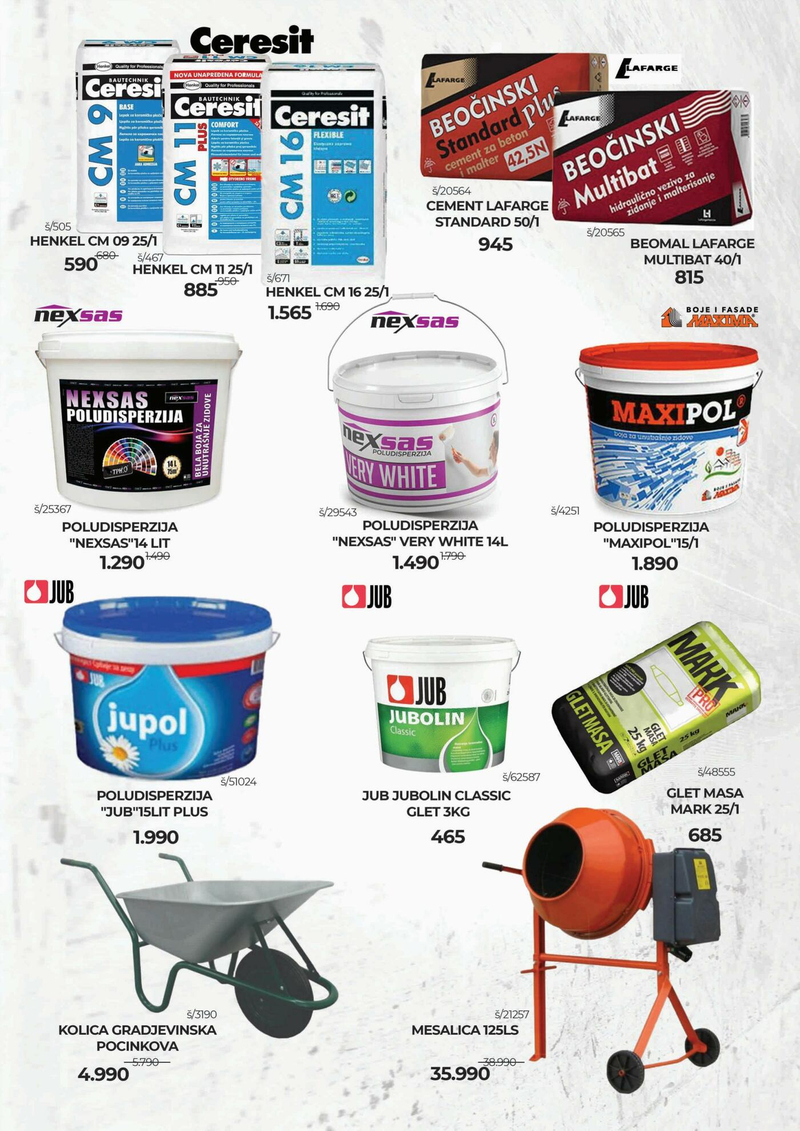 TRI O katalog akcija