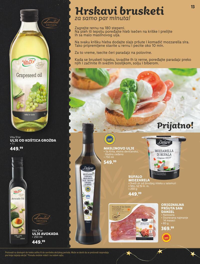 Lidl katalog hedonizam u boji praznika
