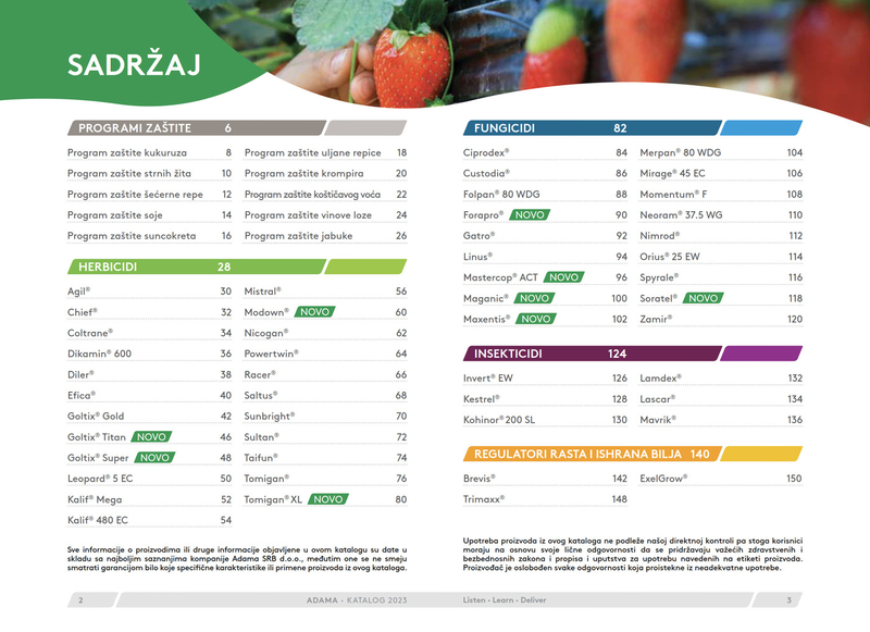 Adama katalog
