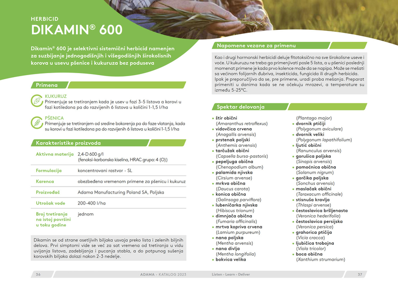 Adama katalog
