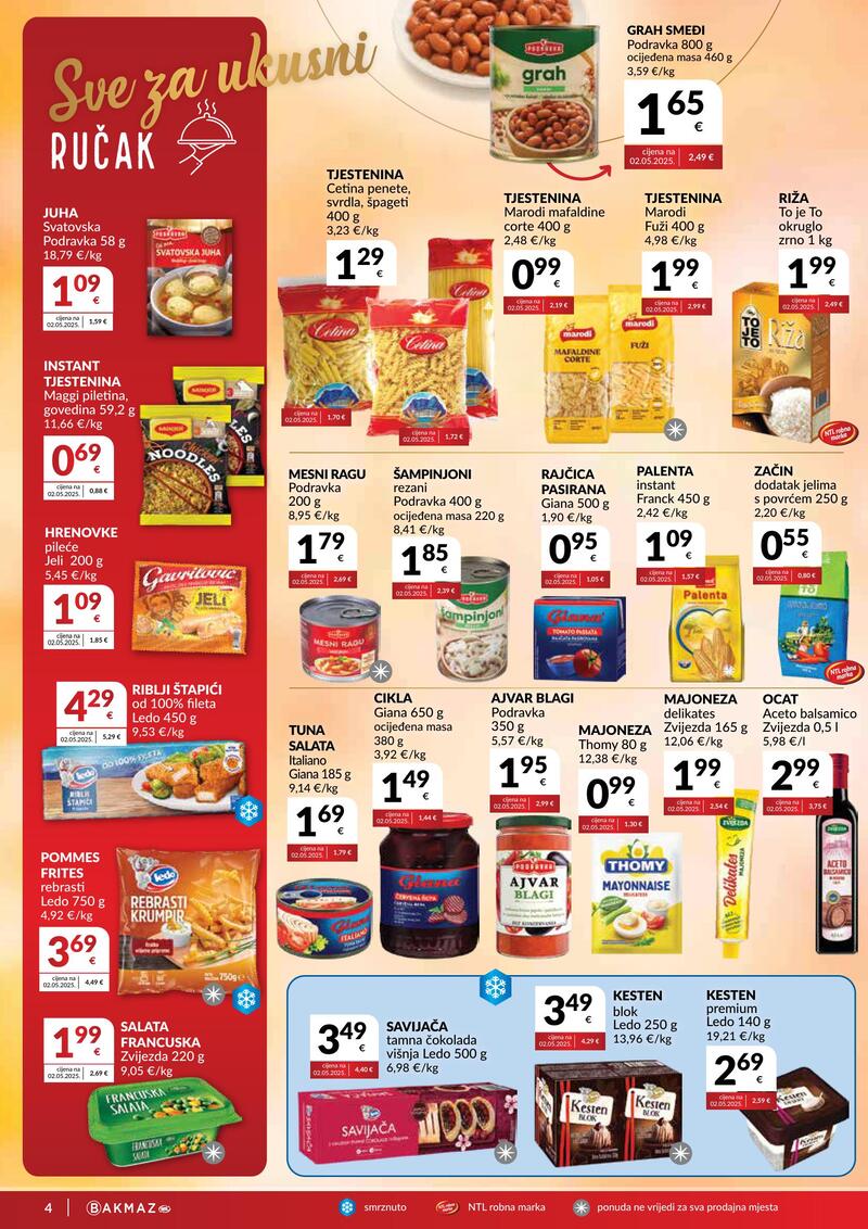 Bakmaz katalog - Tjedna ponuda