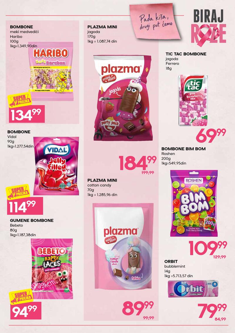 Idea katalog - Biraj roze