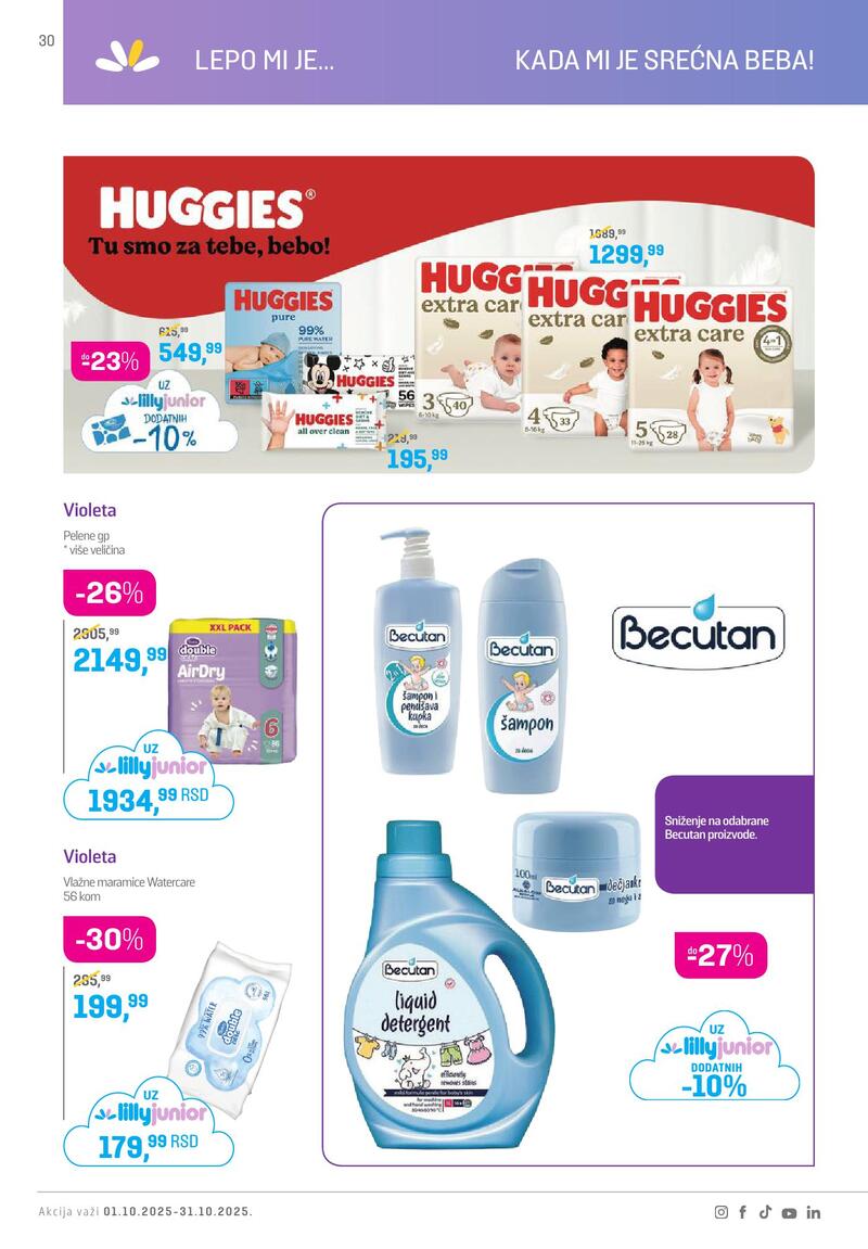 Lilly Drogerie katalog akcija