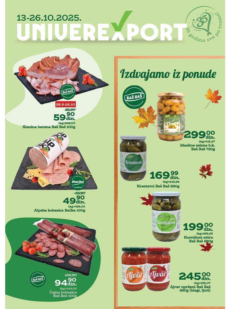 Univerexport akcija