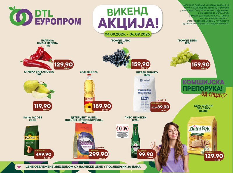 Europrom katalog akcija Vikend akcija