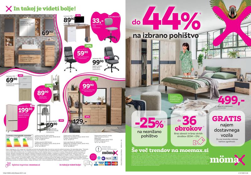 Mömax katalog akcija Do -44% na izbrano pohištvo