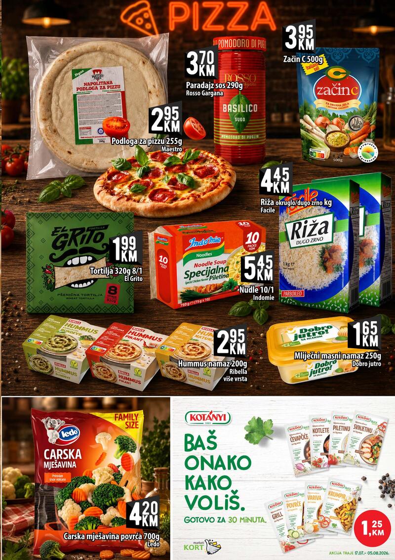 Kort marketi kataloška akcija