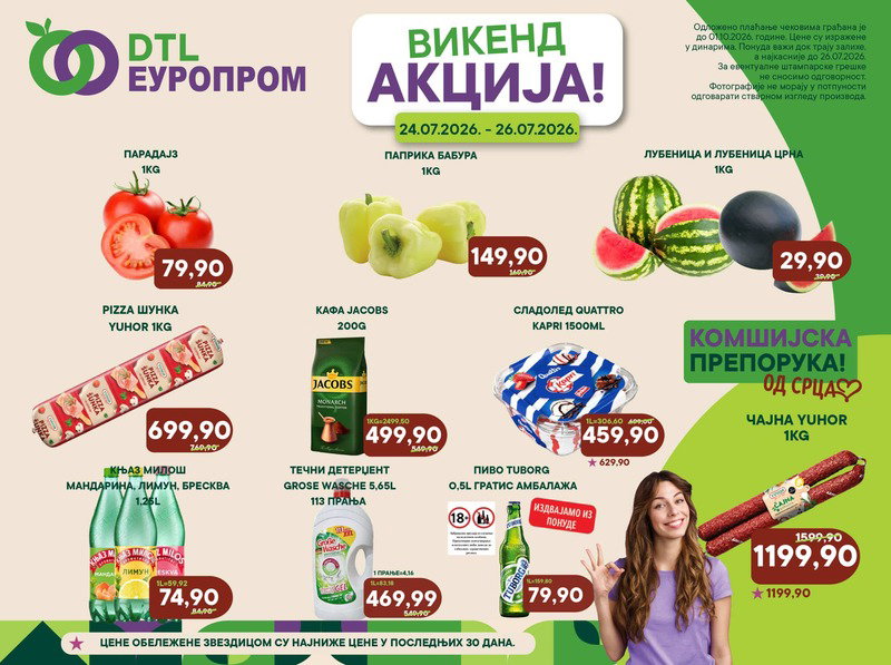 Europrom katalog akcija Vikend akcija