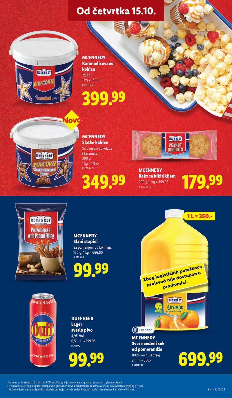 Lidl katalog - Nedeljna akcija