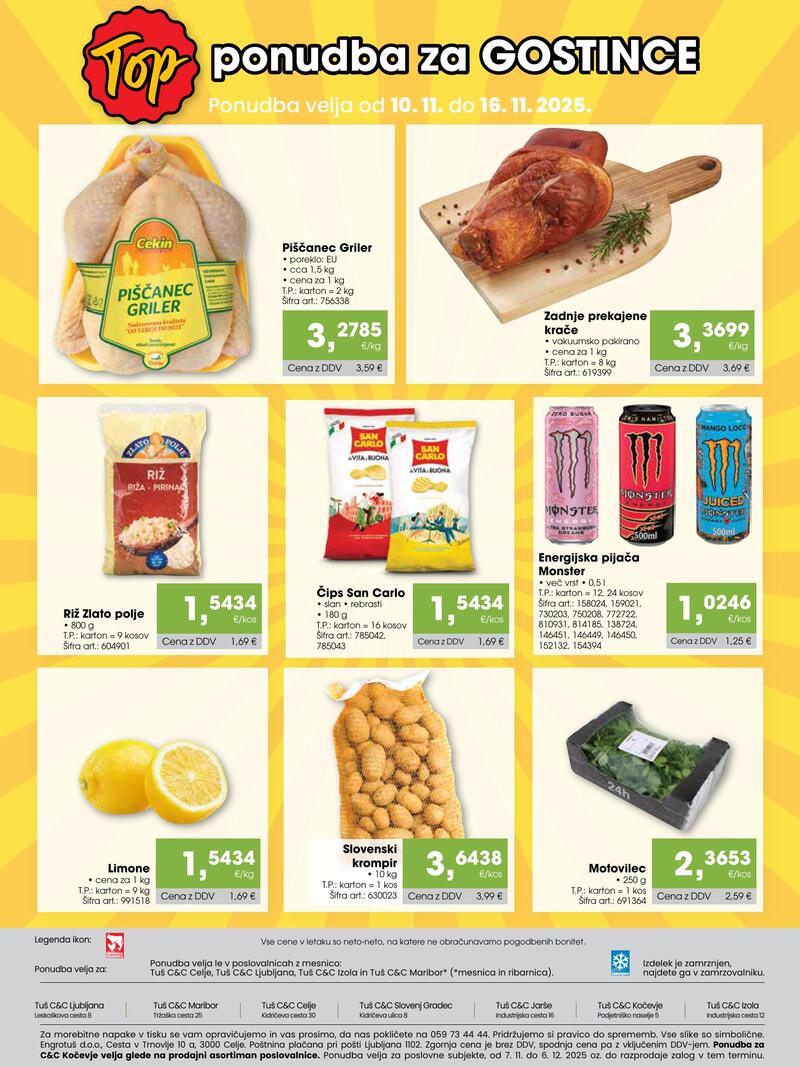 Tuš Cash & Carry gostinec