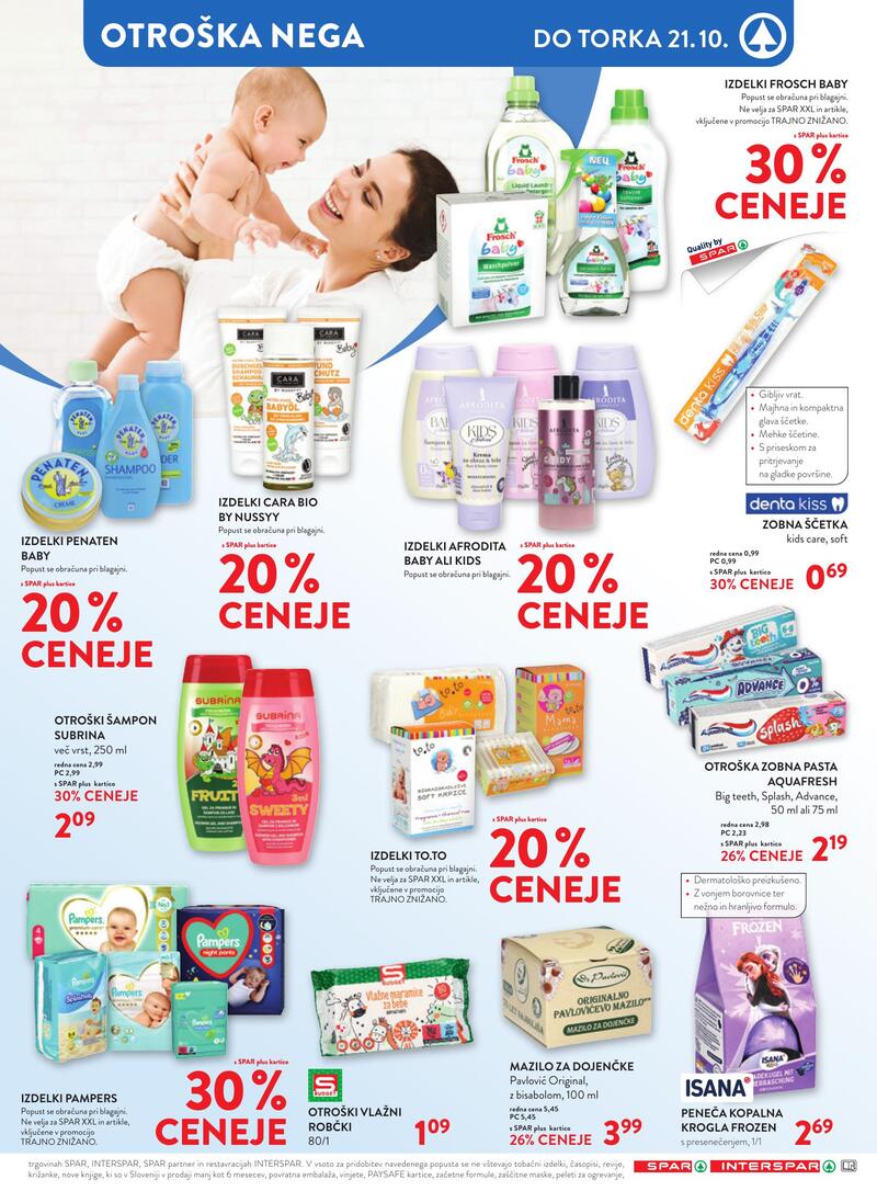 Spar osebna nega