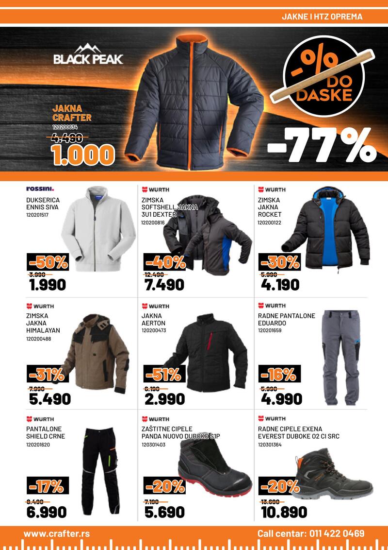 Crafter akcijski katalog