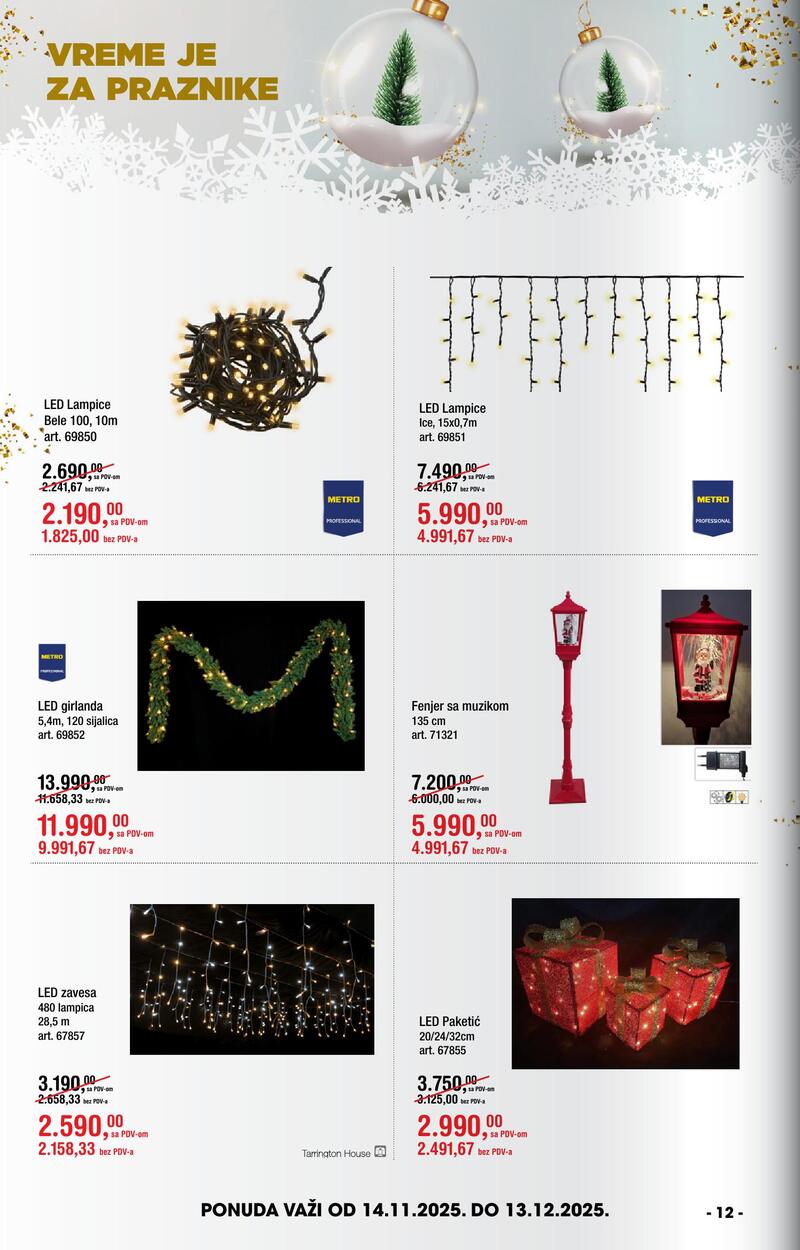 Metro katalog praznična ponuda