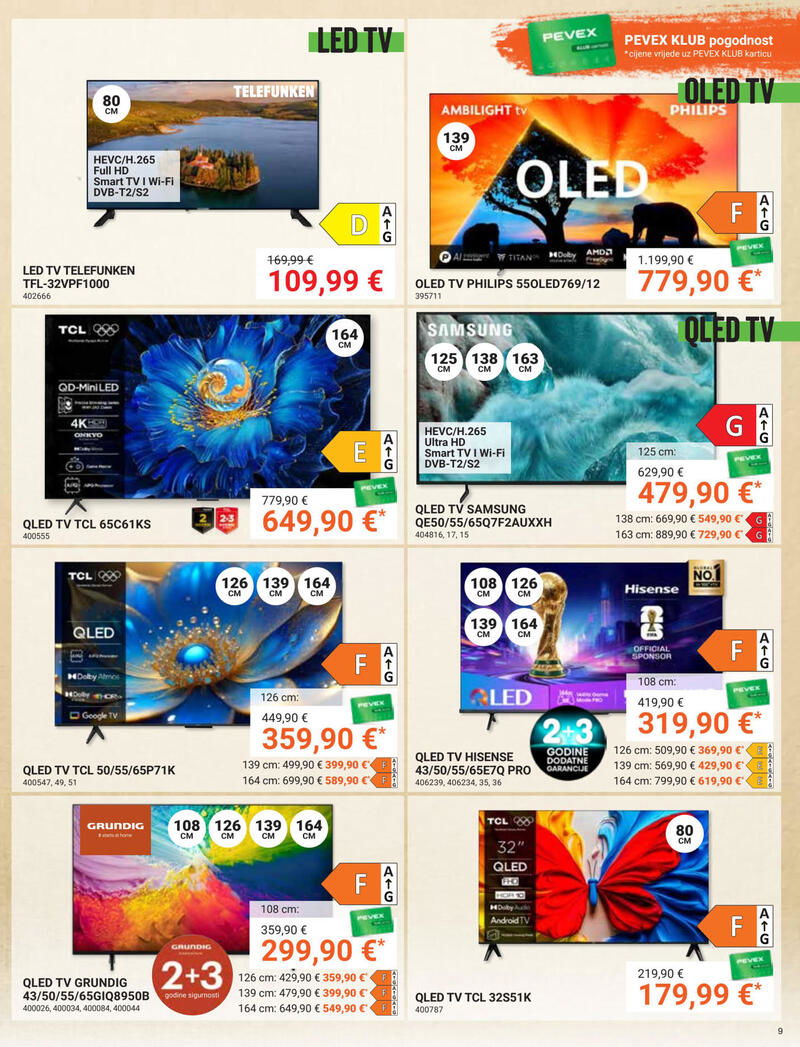 Pevex kataloška akcija