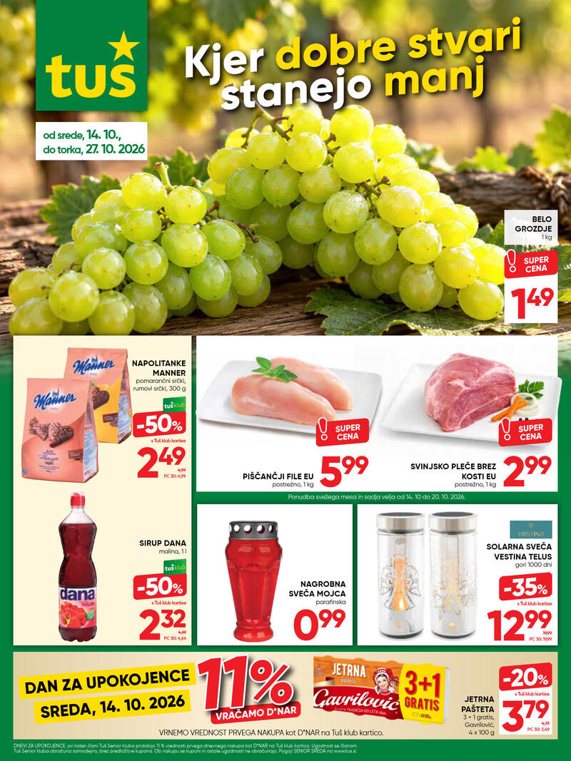 Tuš katalog akcija Dvotedenska akcija