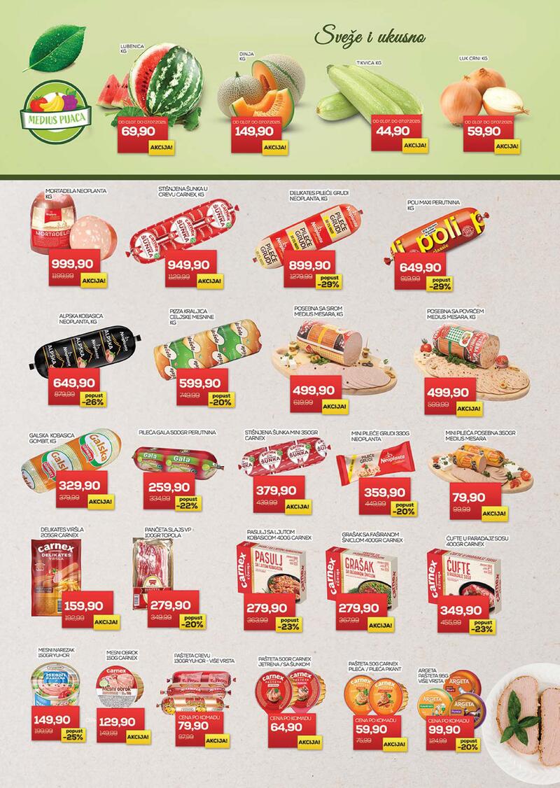 Medius katalog akcija