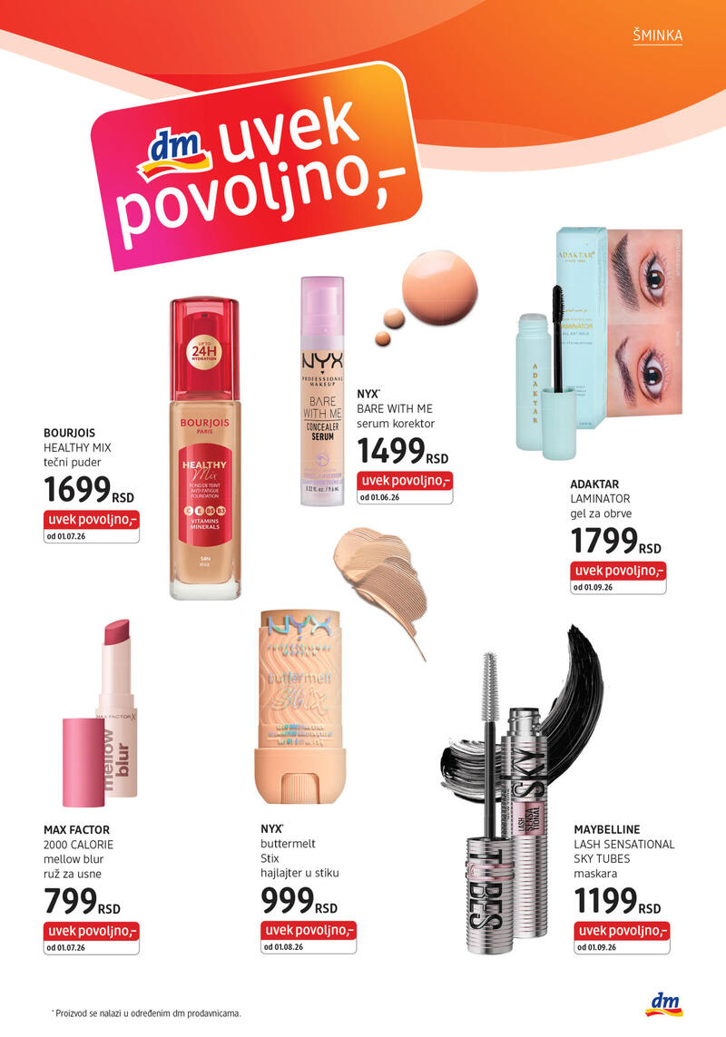 DM Drogerie katalog akcija