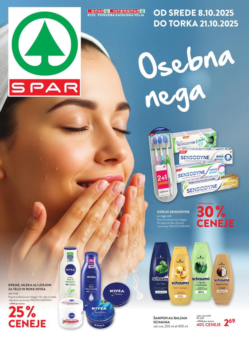 Spar osebna nega