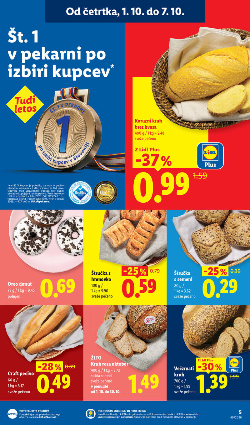 Lidl katalog - Tedenska akcija