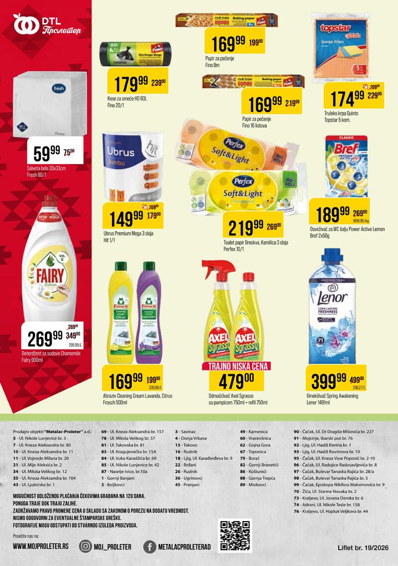Proleter katalog akcija