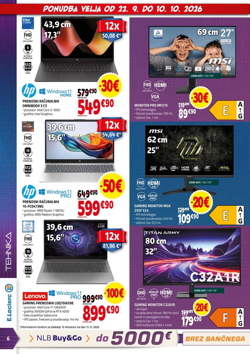 E.Leclerc katalog - Dvotedenska akcija