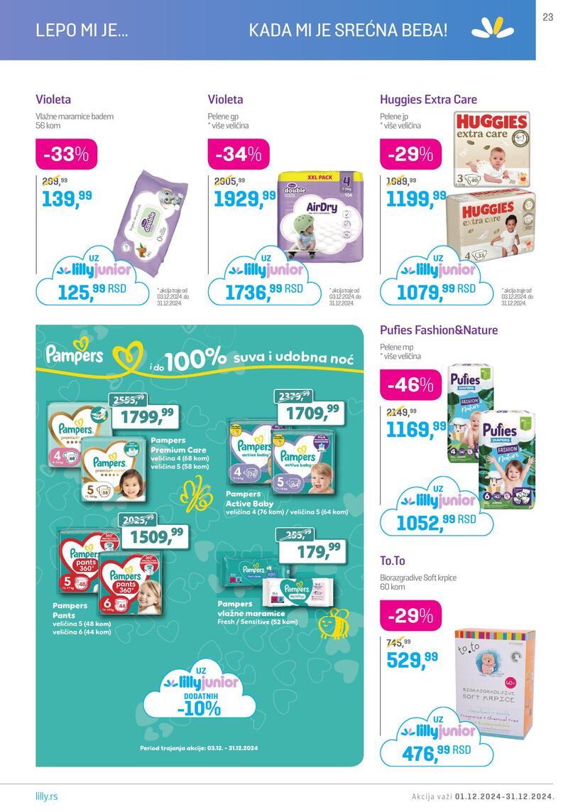 Lilly Drogerie katalog akcija