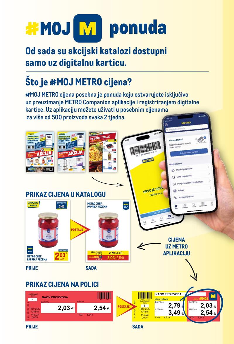 Metro prehrana i neprehrana